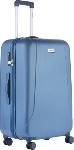 CarryOn Skyhopper Reiskoffer - 78cm TSA Trolley Met OKOBAN - Dubbele Wielen - Blauw