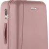 CarryOn Skyhopper Reiskoffer - 78cm TSA Trolley Met OKOBAN - Dubbele Wielen - Old Pink