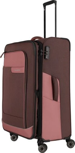 Travelite Zachte Koffer / Trolley / Reiskoffer - Viia - 77 Cm (XL) - Roze -Bagage En Reistassen 593x1200 8