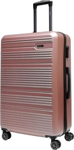 Benzi Lugo Grote Koffer - 75 Cm - Rosé Goud -Bagage En Reistassen 595x1200 2