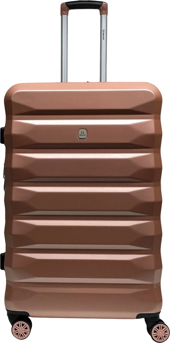 Benzi Xisto Grote Koffer - 75 Cm - 106 Liter - Expandable - Roze 4 Benzi Xisto Grote Koffer - 75 Cm - 106 Liter - Expandable - Roze - Afbeelding 4