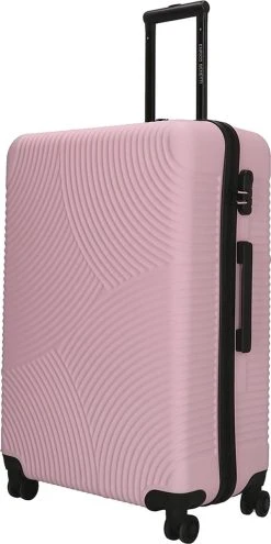 Enrico Benetti Koffer / Trolley / Reiskoffer - 75 X 46 X 25 Cm - 93 Liter - ABS - Maat L - Louisville - Roze -Bagage En Reistassen 599x1200 8