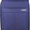Decent D-Upright Medium Koffer - 66 Cm Expandable - TSA Slot - Donkerblauw