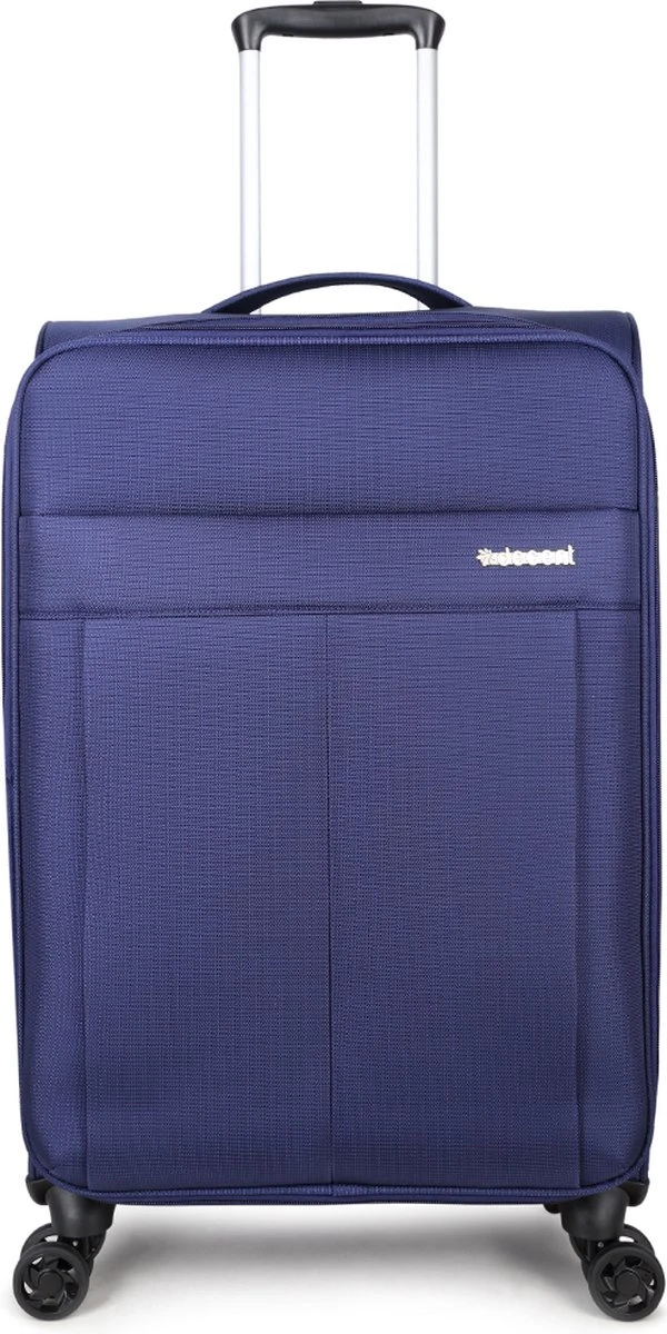 Decent D-Upright Medium Koffer - 66 Cm Expandable - TSA Slot - Donkerblauw 1 Decent D-Upright Medium Koffer - 66 Cm Expandable - TSA Slot - Donkerblauw