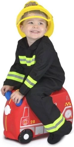 Trunki Ride-On Handbagage Koffer 46 Cm - Frank De Brandweerwagen -Bagage En Reistassen 603x1200 1
