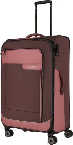 Travelite Zachte Koffer / Trolley / Reiskoffer - Viia - 77 Cm (XL) - Roze -Bagage En Reistassen 606x1200 10
