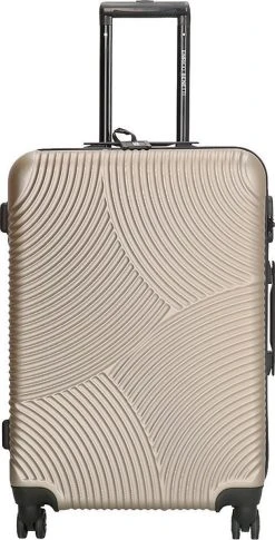 Enrico Benetti Harde Koffer LouisvilleHoogte 65 Cm - Champagne