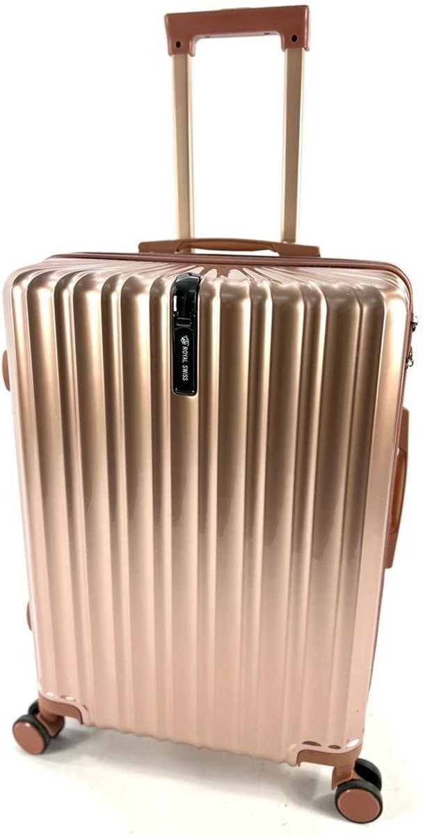 AATravel XL Reiskoffer - Trolley ABS - Met Dubbele Wielen - 73 Cm - 100 Liter - Roze 1 AATravel XL Reiskoffer - Trolley ABS - Met Dubbele Wielen - 73 Cm - 100 Liter - Roze