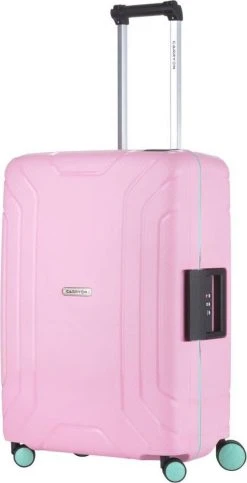 CarryOn Steward TSA Reiskoffer - 65cm Trolley Met Kliksloten - Dubbele Wielen - Roze -Bagage En Reistassen 614x1200 6