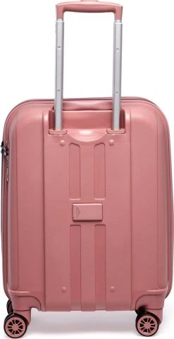 ©TROLLEYZ - Paris No.5 - Trolley - 55cm Met TSA Slot - Dubbele Wielen - 360° Spinners - 100% Polypropyleen - Handbagage Koffer In Rose Blush -Bagage En Reistassen 616x1200 11