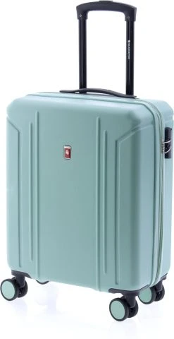 Gladiator Tropical Handbagage Koffer Expandable - 55 Cm - 36/40 Liter - Mintgroen