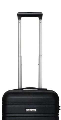 Globeless Handbagage Koffer - TSA Slot - 55x35x20cm - IATA Standaard Trolley - Zwart -Bagage En Reistassen 619x1200 1