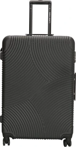 Enrico Benetti Koffer / Trolley / Reiskoffer - 75 X 46 X 25 Cm - 93 Liter - ABS - Maat L - Louisville - Zwart