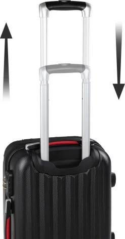 Monzana Koffer Hardcase - Basislijn / M - Zwart -Bagage En Reistassen 628x1200 1