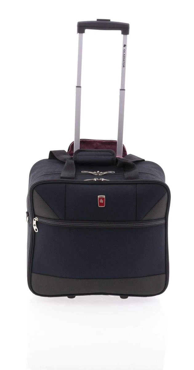 Gladiator Metro Handbagage Laptop Trolley - 14 Inch - Zwart 3 Gladiator Metro Handbagage Laptop Trolley - 14 Inch - Zwart - Afbeelding 3