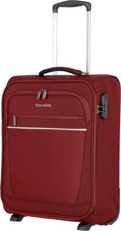 Travelite Cabin 2 Wheel Trolley Bordeaux -Bagage En Reistassen 631x1200 1
