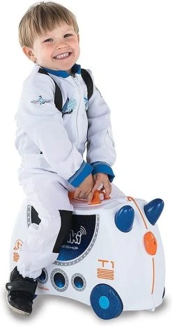 Trunki Ride-on Reiskoffer Incl. Stickers - Skye Ruimteschip -Bagage En Reistassen 634x1200 2