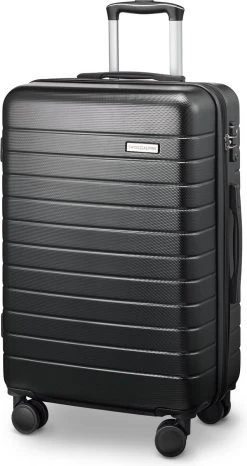 Swiss Alpine 2.0 - Reiskoffer - 67 Cm - 4 Wielen - Zwart