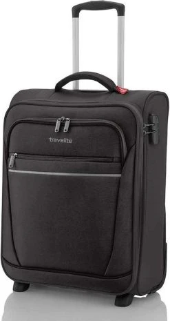 Travelite Cabin 2 Wheel Trolley Black -Bagage En Reistassen 638x1200