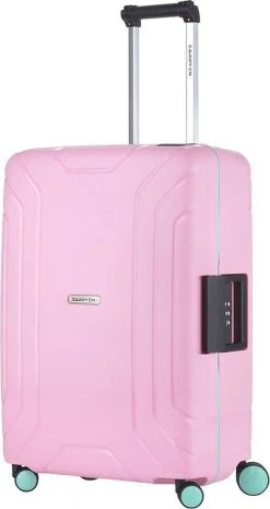 CarryOn Steward TSA Reiskoffer - 65cm Trolley Met Kliksloten - Dubbele Wielen - Roze