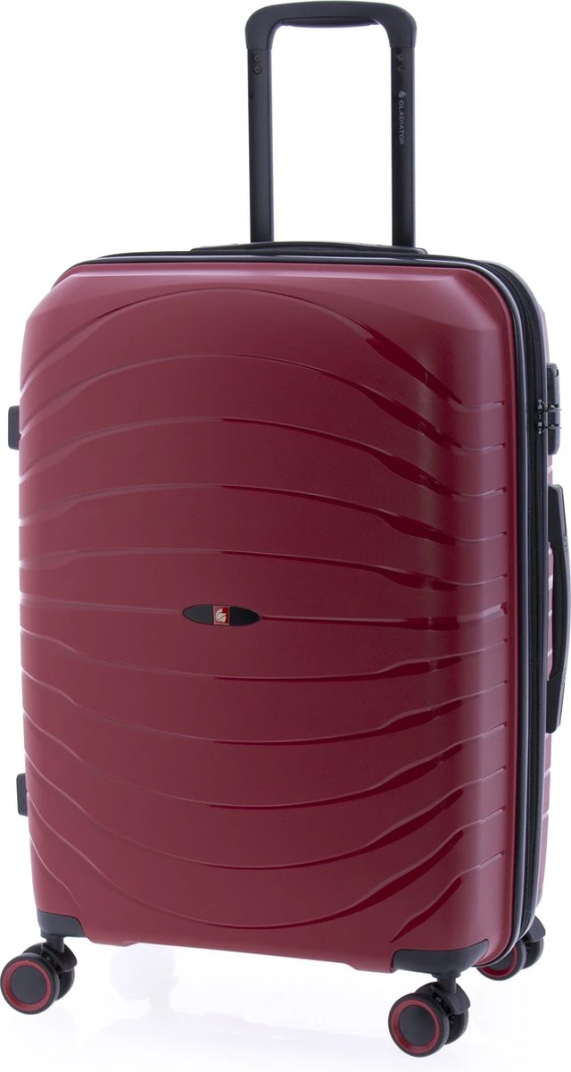 Gladiator Kick-Off Middelgrote Koffer Expandable - 67 Cm - 72/90 Liter - Eco Friendly Recyclebaar PP - Rood 1 Gladiator Kick-Off Middelgrote Koffer Expandable - 67 Cm - 72/90 Liter - Eco Friendly Recyclebaar PP - Rood