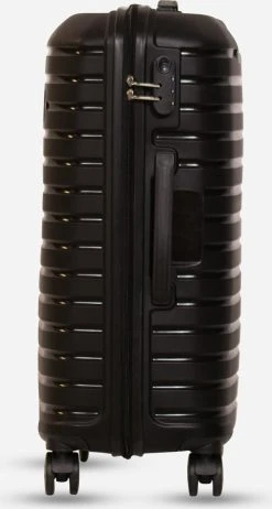 ©TROLLEYZ - Berlin No.11 - Reiskoffer 69cm Met Cijferslot - Dubbele Wielen - 360° Spinners - 100% Polypropyleen- Reiskoffer In Night Black -Bagage En Reistassen 642x1200 13