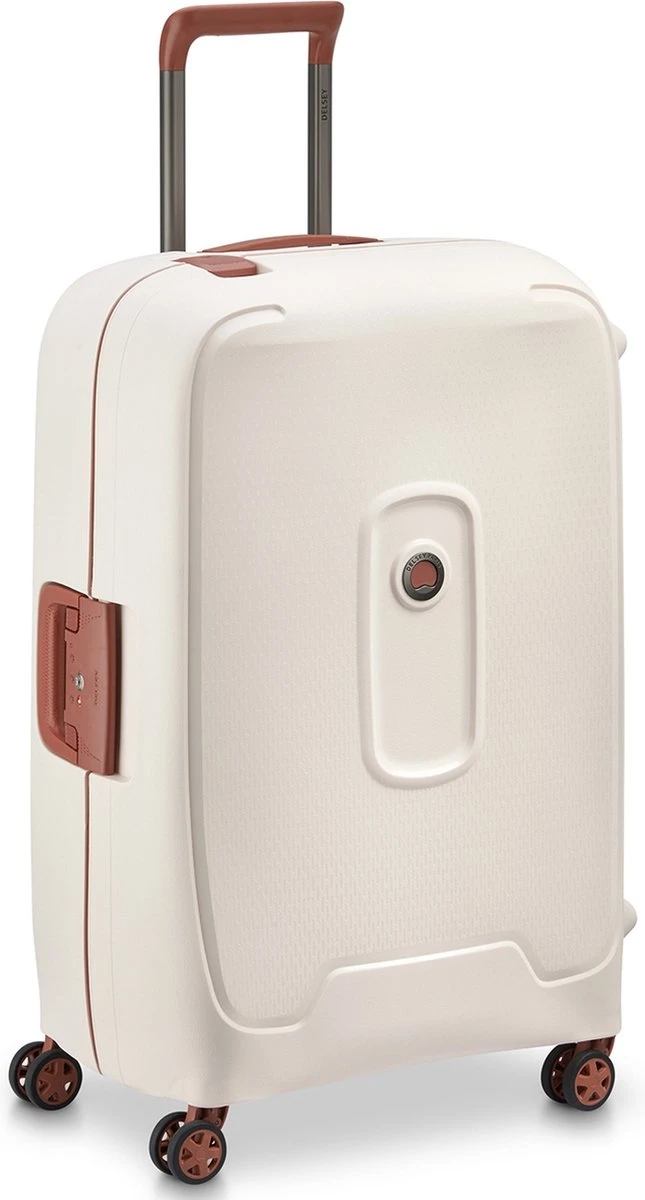 Delsey Harde Koffer / Trolley / Reiskoffer - Moncey - 69 Cm (large) - Wit 2 Delsey Harde Koffer / Trolley / Reiskoffer - Moncey - 69 Cm (large) - Wit - Afbeelding 2