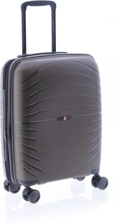 Gladiator Kick-Off Handbagage Koffer Expandable - 55 Cm - 36/40 Liter - Eco Friendly Recyclebaar PP - Khaki Groen -Bagage En Reistassen 647x1200