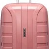 ©TROLLEYZ - Paris No.5 - Reiskoffer - 69cm Met TSA Slot - Dubbele Wielen - 360° Spinners - 100% Polypropyleen - Reiskoffer In Rose Blush