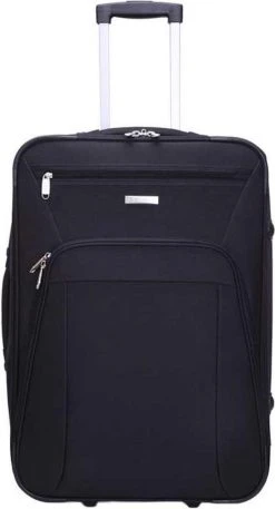 Decent Basic-Line Handbagage Trolley 53 Cm - Zwart -Bagage En Reistassen 649x1200 1