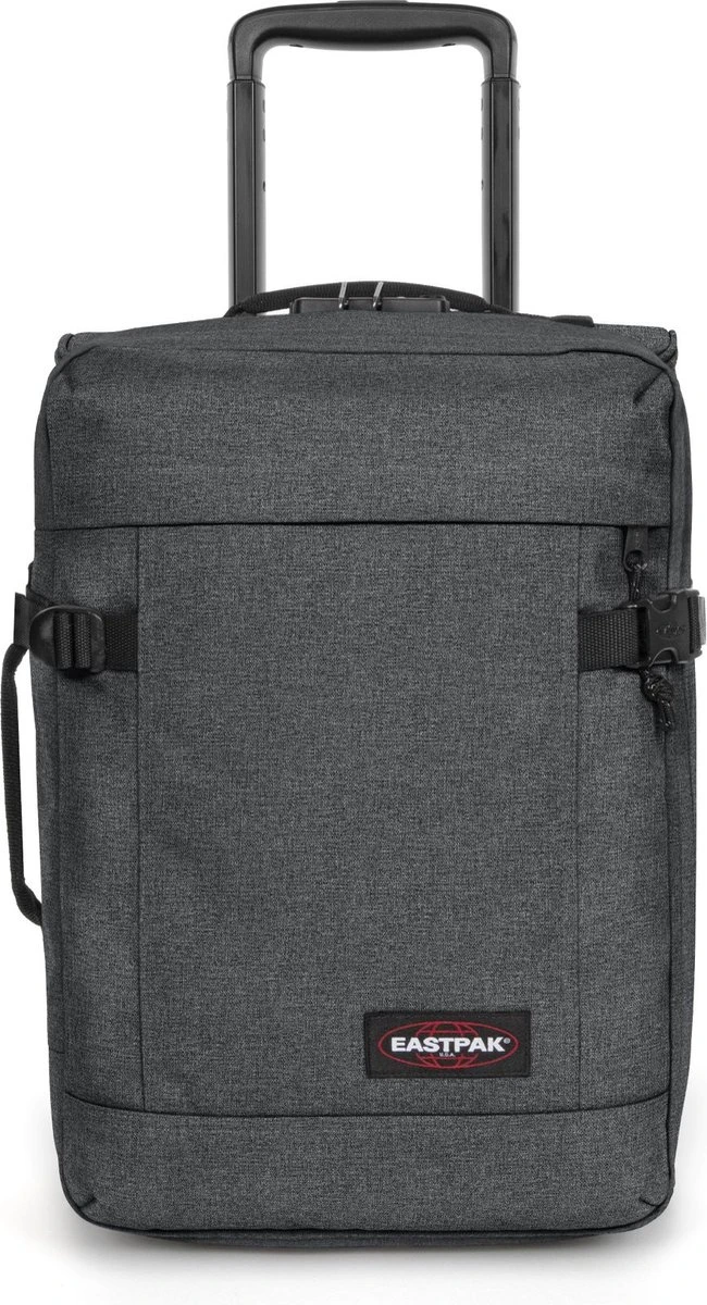 Eastpak TRANVERZ XXS Reiskoffer, Handbagage (45 X 32 X 20 Cm) - Black Denim 1 Eastpak TRANVERZ XXS Reiskoffer, Handbagage (45 X 32 X 20 Cm) - Black Denim