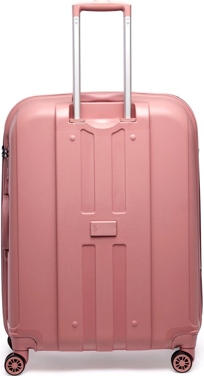 ©TROLLEYZ - Paris No.5 - Reiskoffer - 78cm Met TSA Slot - Dubbele Wielen - 360° Spinners - 100% Polypropyleen - Reiskoffer In Rose Blush 3 ©TROLLEYZ - Paris No.5 - Reiskoffer - 78cm Met TSA Slot - Dubbele Wielen - 360° Spinners - 100% Polypropyleen - Reiskoffer In Rose Blush - Afbeelding 3