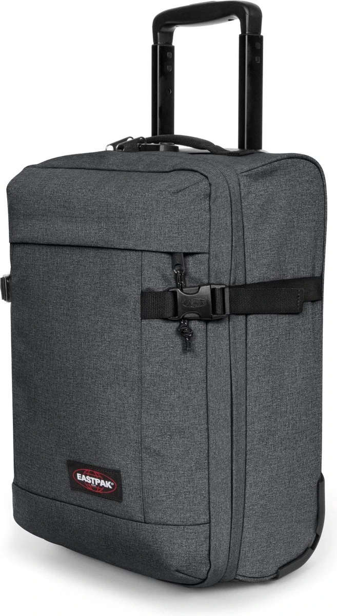 Eastpak TRANVERZ XXS Reiskoffer, Handbagage (45 X 32 X 20 Cm) - Black Denim 2 Eastpak TRANVERZ XXS Reiskoffer, Handbagage (45 X 32 X 20 Cm) - Black Denim - Afbeelding 2