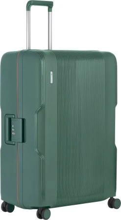 CarryOn Protector Luxe Grote Reiskoffer - Trolley 77cm Met TSA-klikslot - Ultrasterk - Groen