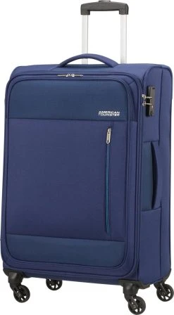 American Tourister Reiskoffer - Heat Wave Spinner 68/25 Tsa (Medium) Combat Navy