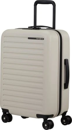 Samsonite Reiskoffer - Stackd Spinner Uitbreidbaar (4 Wielen) 55 Cm Handbagage - Sand - 2.8 Kg