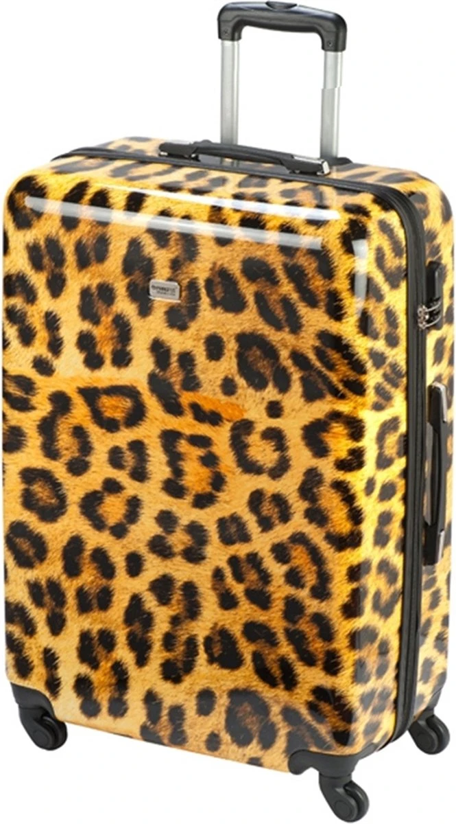 Princess Traveller Animal Print - Reiskoffer – Leopard - Large - 76 Cm 7 Princess Traveller Animal Print - Reiskoffer – Leopard - Large - 76 Cm - Afbeelding 7