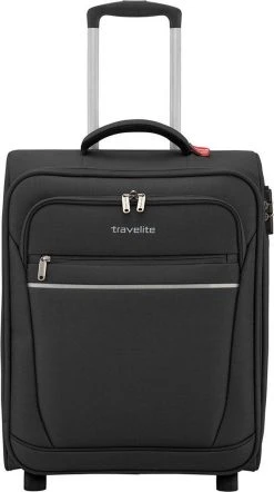 Travelite Cabin 2 Wheel Trolley Black -Bagage En Reistassen 670x1200 1