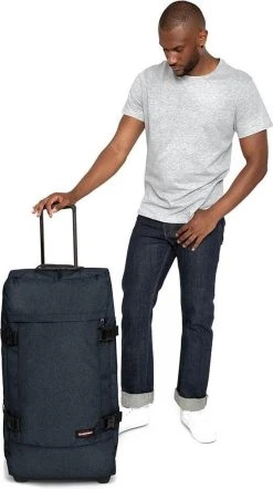 Eastpak TRANVERZ L Reiskoffer (79 X 40 X 33 Cm) - Triple Denim -Bagage En Reistassen 670x1200 6