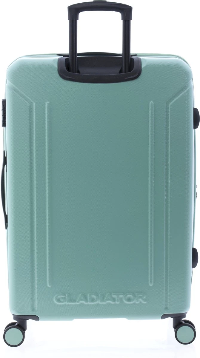 Gladiator Tropical Grote Koffer Expandable - 77 Cm - 105/117 Liter - Mintgroen 3 Gladiator Tropical Grote Koffer Expandable - 77 Cm - 105/117 Liter - Mintgroen - Afbeelding 3