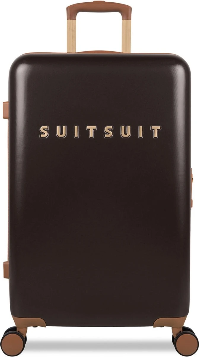 SUITSUIT - Fab Seventies Classic - Espresso Black - Reiskoffer (66 Cm) 1 SUITSUIT - Fab Seventies Classic - Espresso Black - Reiskoffer (66 Cm)