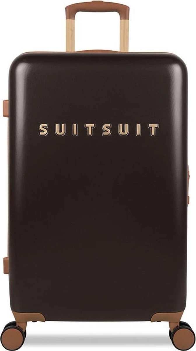 SUITSUIT - Fab Seventies Classic - Espresso Black - Reiskoffer (66 Cm) 13 SUITSUIT - Fab Seventies Classic - Espresso Black - Reiskoffer (66 Cm) - Afbeelding 13