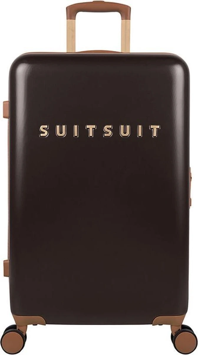 SUITSUIT - Fab Seventies Classic - Espresso Black - Reiskoffer (66 Cm) 16 SUITSUIT - Fab Seventies Classic - Espresso Black - Reiskoffer (66 Cm) - Afbeelding 16