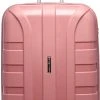 ©TROLLEYZ - Paris No.5 - Reiskoffer - 78cm Met TSA Slot - Dubbele Wielen - 360° Spinners - 100% Polypropyleen - Reiskoffer In Rose Blush