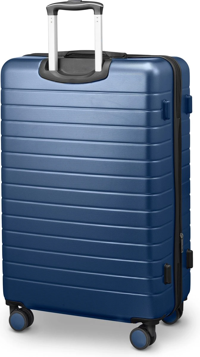 Swiss Alpine 2.0 - Reiskoffer- 77 Cm - 4 Wielen - Blauw 2 Swiss Alpine 2.0 - Reiskoffer- 77 Cm - 4 Wielen - Blauw - Afbeelding 2