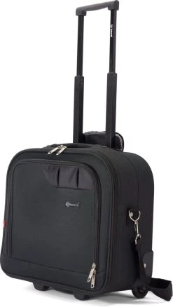 Benzi Elvas Pilotcase - Laptoptrolley - Zwart