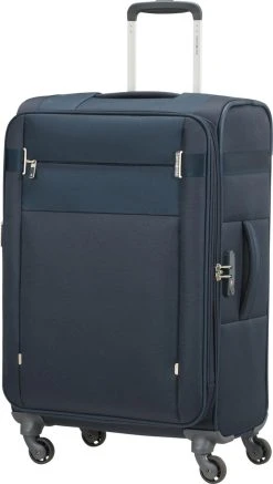 Samsonite Reiskoffer - Citybeat Spinner 66/24 Uitbreidbaar (Medium) Navy Blue