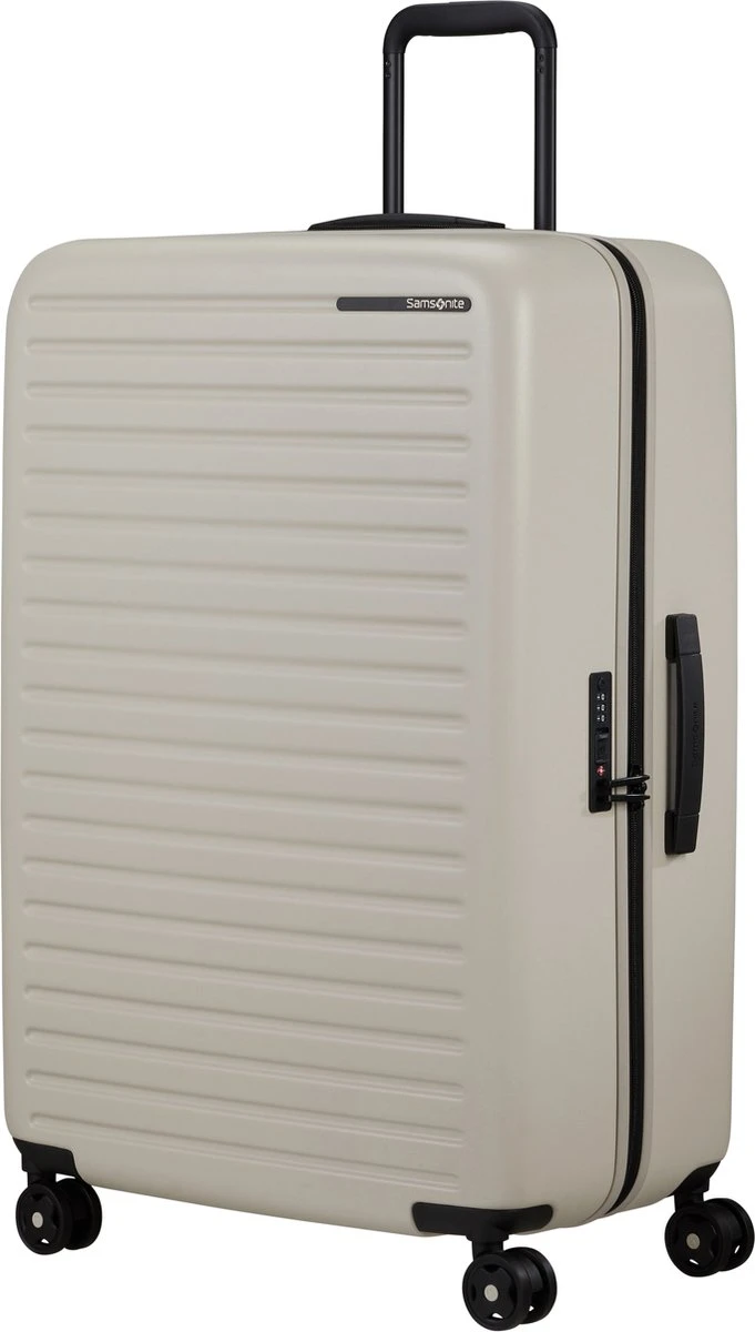 Samsonite Reiskoffer - Stackd Spinner (4 Wielen) 75 Cm - Sand - 4.3 Kg 1 Samsonite Reiskoffer - Stackd Spinner (4 Wielen) 75 Cm - Sand - 4.3 Kg