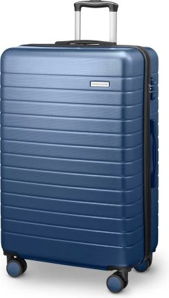 Swiss Alpine 2.0 - Reiskoffer- 77 Cm - 4 Wielen - Blauw