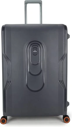 Decent Koffer / Trolley / Reiskoffer - 77 X 54.5 X 31.5 Cm - 116 Liter - Polypropyleen - Maat XL - On-Tour - Grijs